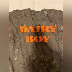 Dairy Boy Camo Crewneck